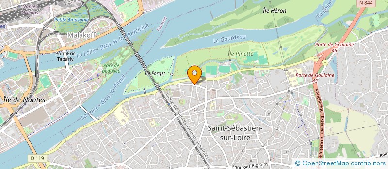 localisation de l'entreprise ASSOCIATION DE PARENTS D'ELEVES DE L'ENSEIGNEMENT LIBRE DE L'ECOLE SAINTE THERESE SAINT SEBASTIEN SUR LOIRE (APEL SAINTE à SAINT-SEBASTIEN-SUR-LOIRE
