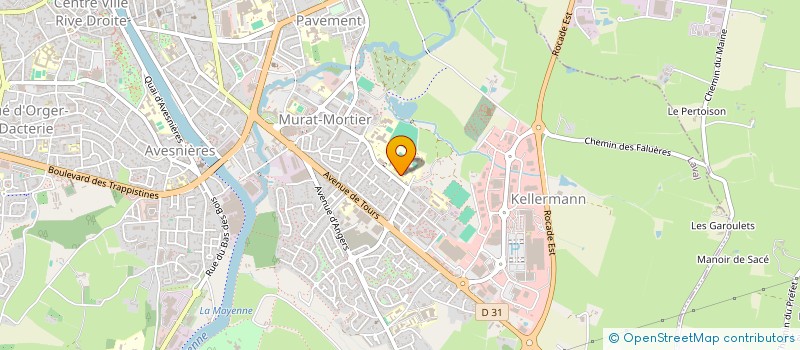 localisation de l'entreprise ASSOCIATION DE PARENTS D'ELEVES DE L'ENSEIGNEMENT LIBRE DE L'ENSEMBLE SCOLAIRE SAINT JEAN-BAPTISTE DE LA SALLE à LAVAL