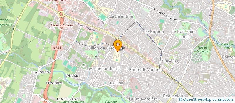 localisation de l'entreprise ASSOCIATION DE PARENTS D'ELEVES DE L'ENSEIGNEMENT LIBRE DE L'INSTITUT SAINT-DOMINIQUE (APEL SAINT-DOMINIQUE) à SAINT-HERBLAIN