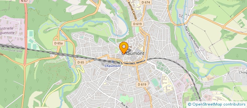 localisation de l'entreprise ASSOCIATION DE PARENTS D'ELEVES DE L'ENSEIGNEMENT LIBRE DE L'INSTITUTION CHAUMONTAISE OUDINOT à CHAUMONT