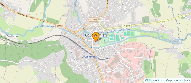 localisation de l'entreprise ASSOCIATION DE PARENTS D'ELEVES DE L'ENSEIGNEMENT LIBRE DE L'INSTITUTION SAINTE-FOY à COULOMMIERS