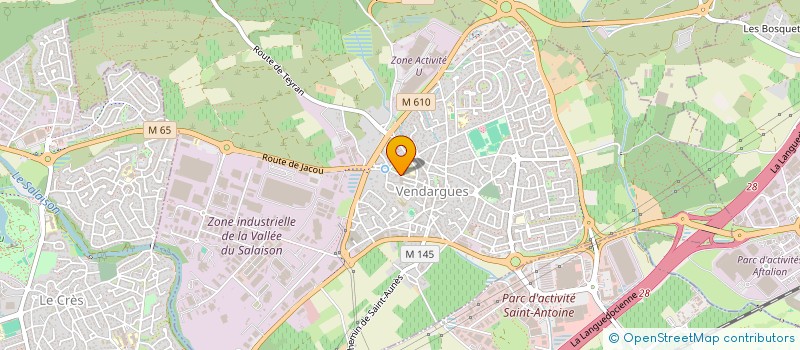 localisation de l'entreprise ASSOCIATION DE PARENTS D'ELEVES DE L'ENSEIGNEMENT LIBRE DE SAINT JOSEPH VENDARGUES à VENDARGUES