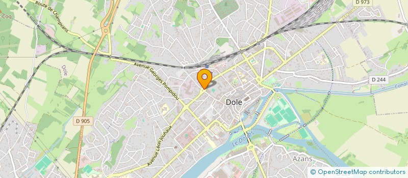 localisation de l'entreprise ASSOCIATION DE PARENTS D'ELEVES DE L'ENSEIGNEMENT LIBRE DE SAINTE-URSULE à DOLE