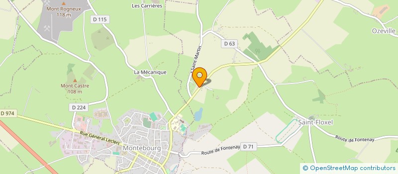 localisation de l'entreprise ASSOCIATION DE PARENTS D'ELEVES DE L'ENSEIGNEMENT LIBRE DU COLLEGE DE L'ABBAYE DE MONTEBOURG  MONTEBOURG