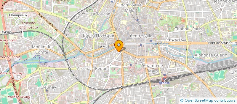 localisation de l'entreprise ASSOCIATION DE PARENTS D'ELEVES DE L'ENSEIGNEMENT LIBRE DU COLLEGE DE LA TOUR D'AUVERGNE  RENNES