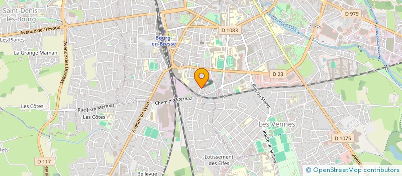 localisation de l'entreprise ASSOCIATION DE PARENTS D'ELEVES DE L'ENSEIGNEMENT LIBRE DU DEPARTEMENT DE L'AIN à BOURG-EN-BRESSE
