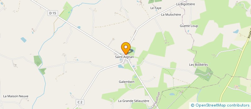 localisation de l'entreprise ASSOCIATION DE PARENTS D'ELEVES DE L'ENSEIGNEMENT LIBRE DU R.P.I. DAON - ARGENTON NOTRE DAME  DAON