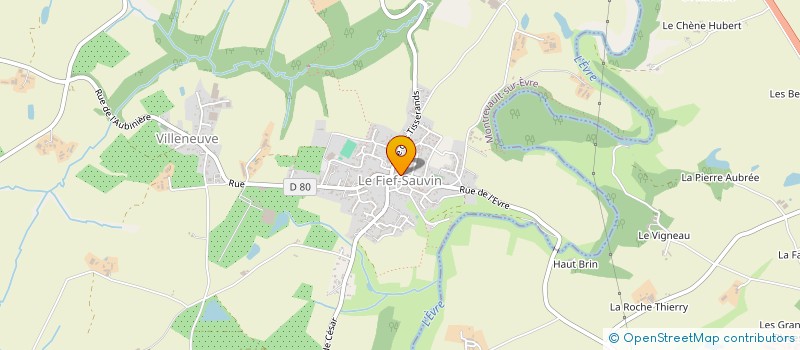 localisation de l'entreprise ASSOCIATION DE PARENTS D'ELEVES DE L'ENSEIGNEMENT PRIVE (APEL) DE L'ECOLE SAINT JOSEPH à MONTREVAULT-SUR-EVRE
