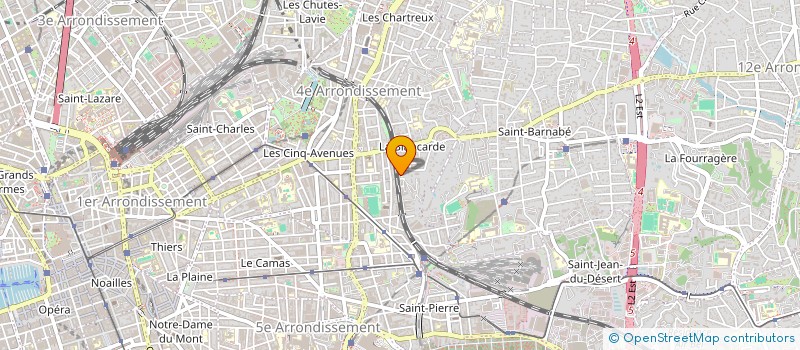 localisation de l'entreprise ASSOCIATION DE PARENTS D'ELEVES DE L'ENSEIGNEMENT PUBLIC (PEEP) DE L'ECOLE ELEMENTAIRE BOTINELLY DE MARSEILLE 04 à MARSEILLE