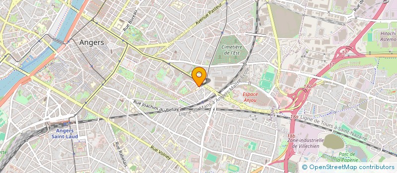 localisation de l'entreprise ASSOCIATION DE PARENTS D'ELEVES DE LAREVELLIERE à ANGERS