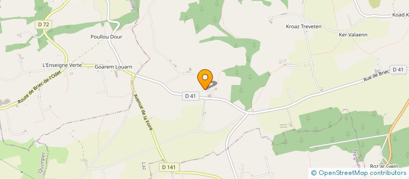 localisation de l'entreprise ASSOCIATION DE PARENTS D ELEVES DE LAZ  LAZ