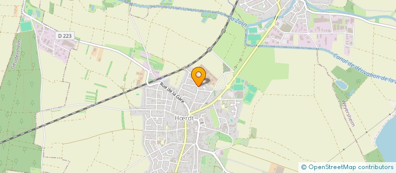 localisation de l'entreprise ASSOCIATION DE PARENTS D ELEVES DE LISTE LOCALE ET INDEPENDANTE  HRDT