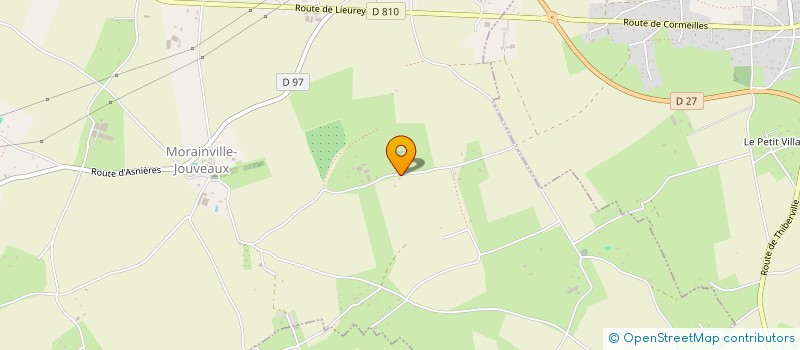 localisation de l'entreprise ASSOCIATION DE PARENTS D' ELEVES DE MORAINVILLE JOUVEAUX  MORAINVILLE-JOUVEAUX