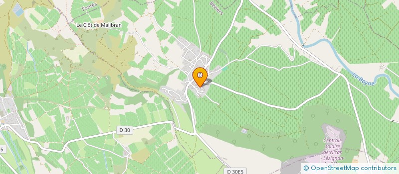 localisation de l'entreprise ASSOCIATION DE PARENTS D ELEVES DE NIZAS  NIZAS