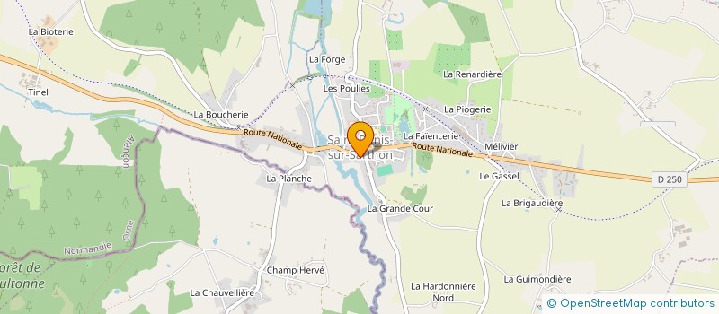 localisation de l'entreprise ASSOCIATION DE PARENTS D'ELEVES DE SAINT DENIS SUR SARTHON à SAINT-DENIS-SUR-SARTHON