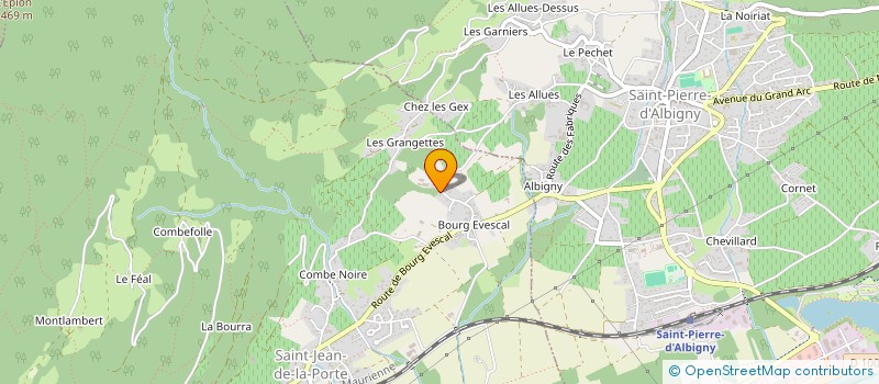 localisation de l'entreprise ASSOCIATION DE PARENTS D'ELEVES DE ST REAL - (APE DE ST REAL)  SAINT-JEAN-DE-LA-PORTE