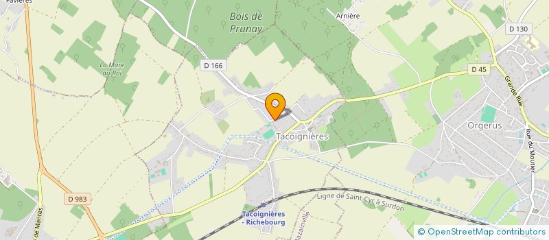 localisation de l'entreprise ASSOCIATION DE PARENTS D'ELEVES DE TACOIGNIERES  TACOIGNIERES