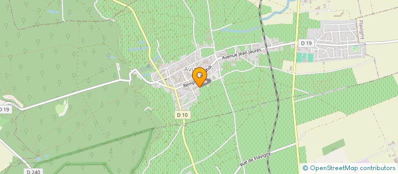 localisation de l'entreprise ASSOCIATION DE PARENTS D'ELEVES DES P'TITS AVIZOIS  AVIZE