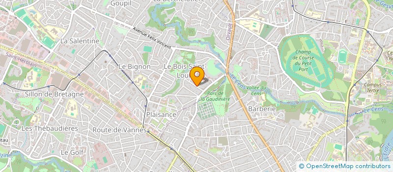 localisation de l'entreprise ASSOCIATION DE PARENTS D'ELEVES DU BOIS SAINT-LOUIS à ORVAULT