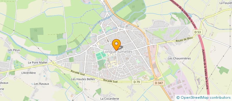 localisation de l'entreprise ASSOCIATION DE PARENTS D'ELEVES DU COLLEGE SAINT-JOSEPH DE LONGUE  LONGUE-JUMELLES