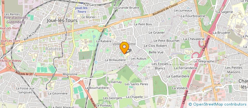 localisation de l'entreprise ASSOCIATION DE PARENTS D'ELEVES DU COLLEGE VALLEE VIOLETTE à JOUE-LES-TOURS