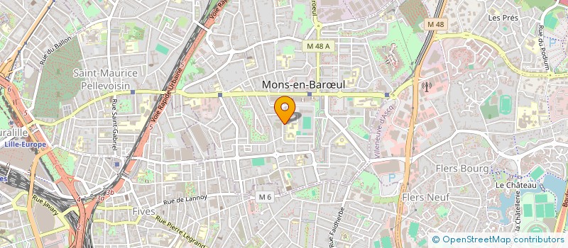 localisation de l'entreprise ASSOCIATION DE PARENTS D'ELEVES DU GROUPE SCOLAIRE RENAISSANCE  MONS-EN-BARUL