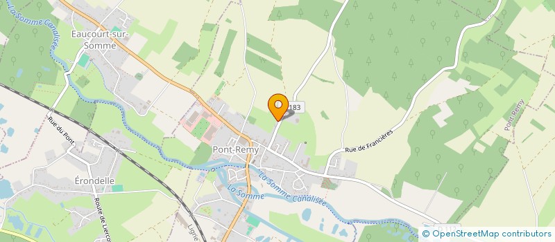 localisation de l'entreprise ASSOCIATION DE PARENTS D'ELEVES DU RPC ROBERT MALLET  PONT-REMY