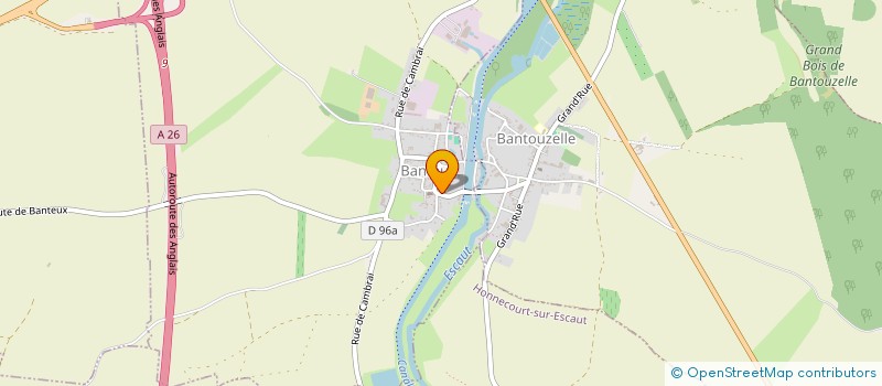 localisation de l'entreprise ASSOCIATION DE PARENTS D 'ELEVES DU RPI BANTEUX-BANTOUZELLE  BANTEUX