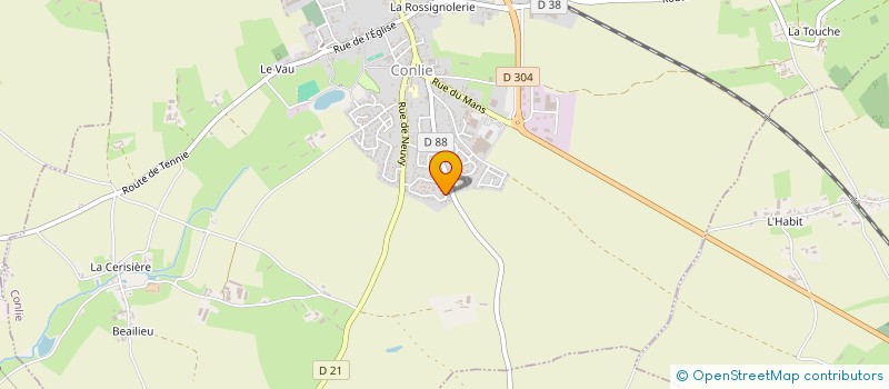 localisation de l'entreprise ASSOCIATION DE PARENTS D'ELEVES DU SIVOS DE DOMFRONT EN CHAMPAGNE CURES LA CHAPELLE SAINT FRAY  CURES