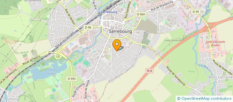 localisation de l'entreprise ASSOCIATION DE PARENTS D'ELEVES ECOLE DES VOSGES DE SARREBOURG à SARREBOURG