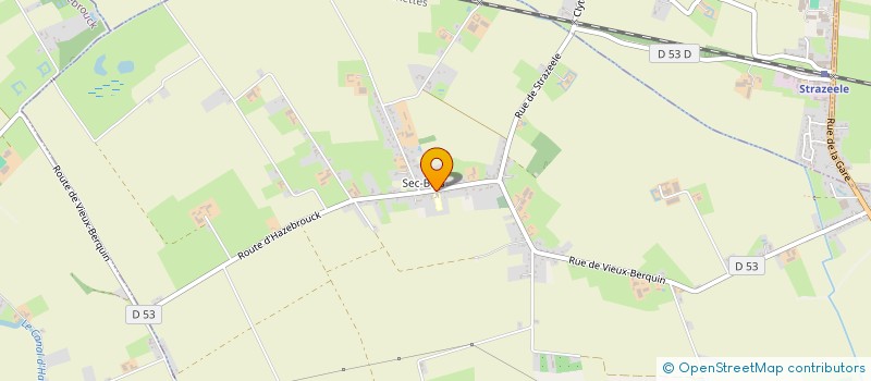 localisation de l'entreprise ASSOCIATION DE PARENTS D'ELEVES ECOLE DU DROOGHOUT  VIEUX-BERQUIN