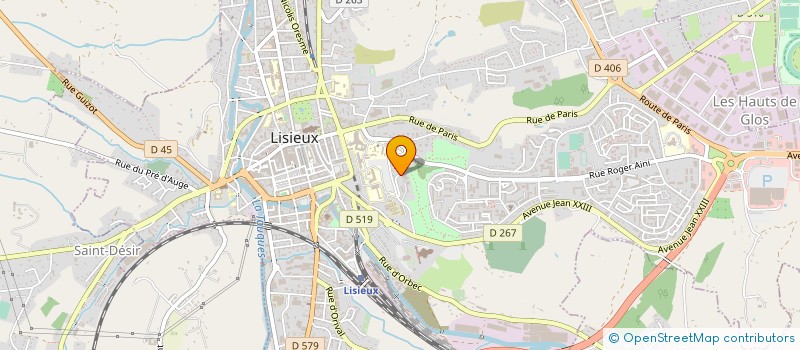 localisation de l'entreprise ASSOCIATION DE PARENTS D'ELEVES ECOLE ET COLLEGE SAINT JEAN BAPTISTE DE LA SALLE (APEL) à LISIEUX