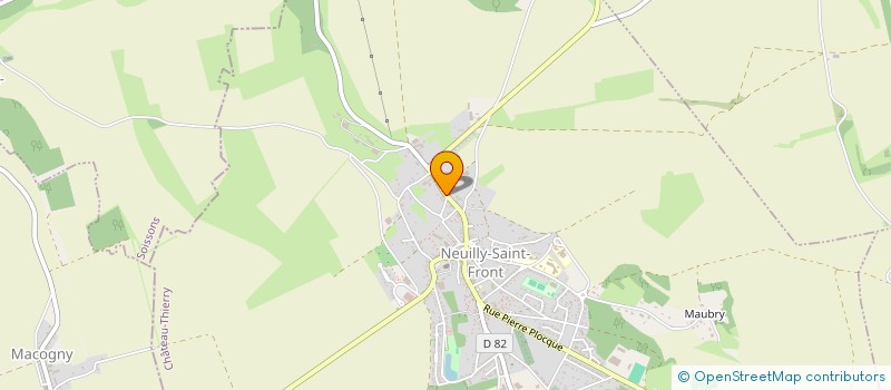 localisation de l'entreprise ASSOCIATION DE PARENTS D'ELEVES ENSEMBLE POUR L AVENIR  NEUILLY-SAINT-FRONT