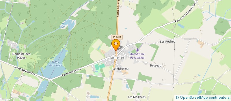 localisation de l'entreprise ASSOCIATION DE PARENTS D'ELEVES ET AMIS DE L'ECOLE PUBLIQUE DE JUMELLES  LONGUE-JUMELLES