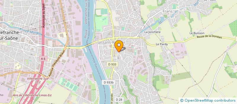 localisation de l'entreprise ASSOCIATION DE PARENTS D'ELEVES ET AMIS DES ECOLES DE JASSANS-RIOTTIER  JASSANS-RIOTTIER