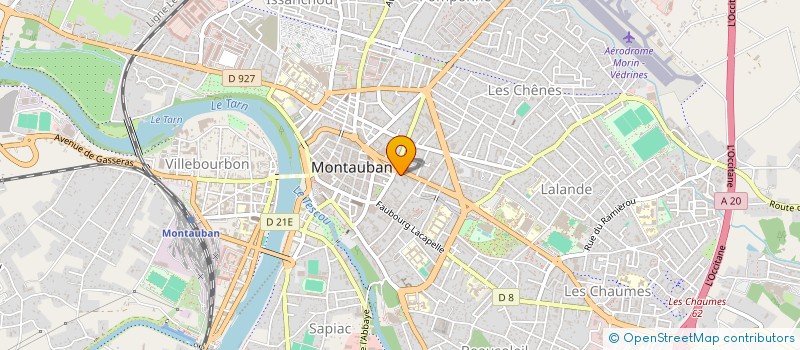 localisation de l'entreprise ASSOCIATION DE PARENTS D'ELEVES ET D'ENSEIGNANTS DU CENTRE à MONTAUBAN
