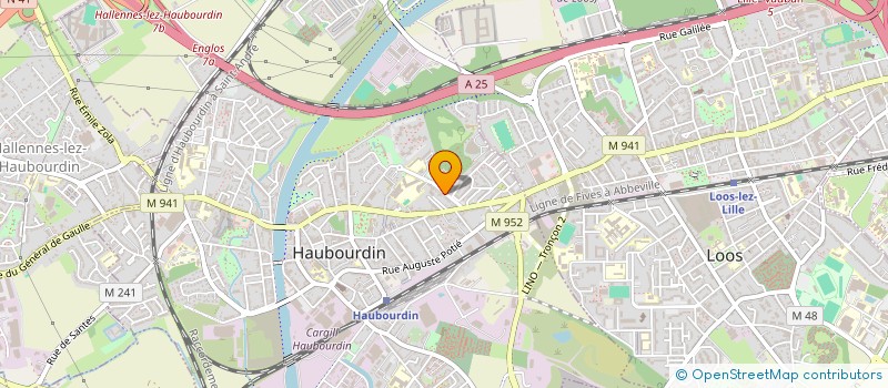 localisation de l'entreprise ASSOCIATION DE PARENTS D'ELEVES FCPE DU LYCEE BEAUPRE D'HAUBOURDIN  HAUBOURDIN