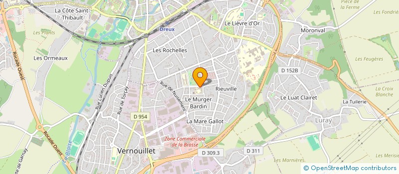 localisation de l'entreprise ASSOCIATION DE PARENTS D'ELEVES FERDI AND CO à DREUX