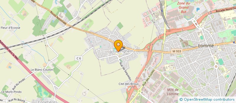 localisation de l'entreprise ASSOCIATION DE PARENTS D'ELEVES INDEPENDANTE DE CAPINGHEM  CAPINGHEM