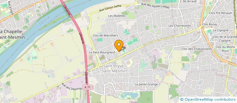 localisation de l'entreprise ASSOCIATION DE PARENTS D ELEVES INDEPENDANTS à SAINT-PRYVE-SAINT-MESMIN