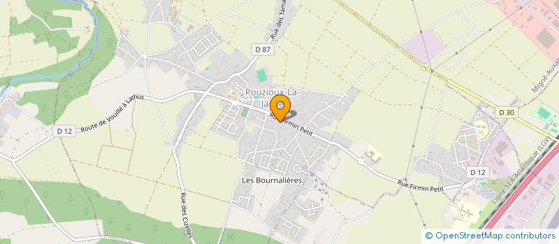 localisation de l'entreprise ASSOCIATION DE PARENTS D'ELEVES JACQUES YVES COUSTEAU  VOUNEUIL-SOUS-BIARD