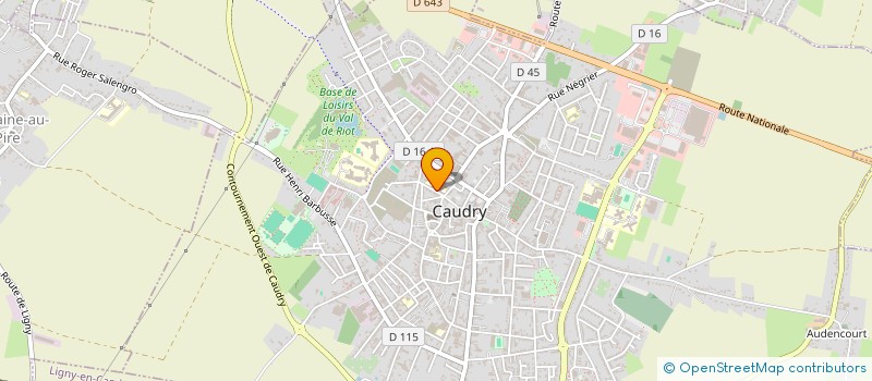 localisation de l'entreprise ASSOCIATION DE PARENTS D'ELEVES JEAN MACE  CAUDRY