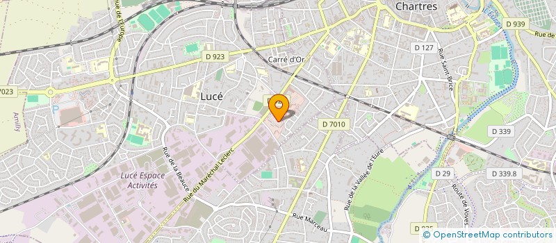 localisation de l'entreprise ASSOCIATION DE PARENTS D'ELEVES JULES FERRY LUCE à LUCE