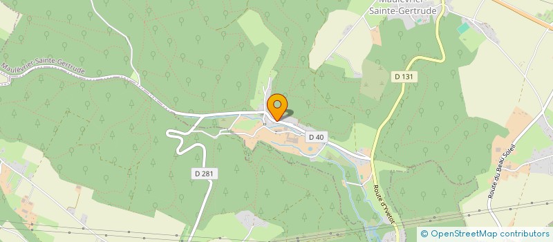 localisation de l'entreprise ASSOCIATION DE PARENTS D'ELEVES : LA TRIBU DE MAULEV  MAULEVRIER-SAINTE-GERTRUDE