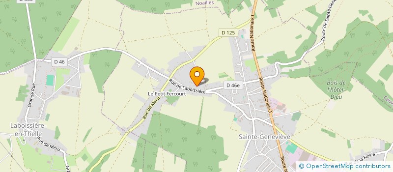 localisation de l'entreprise ASSOCIATION DE PARENTS D ELEVES LEONARD DE VINCI  SAINTE-GENEVIEVE