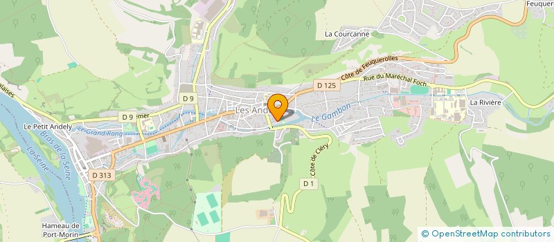 localisation de l'entreprise ASSOCIATION DE PARENTS D'ELEVES LES AMIS DE MARCEL à LES ANDELYS