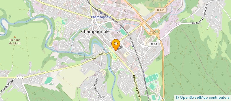 localisation de l'entreprise ASSOCIATION DE PARENTS D'ELEVES : LES ENFANTS DU BOULEVARD  CHAMPAGNOLE