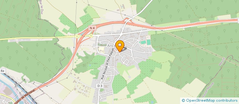 localisation de l'entreprise ASSOCIATION DE PARENTS D'ELEVES LES PETITS PIERROTS à JUVIGNY-EN-PERTHOIS