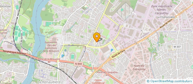 localisation de l'entreprise ASSOCIATION DE PARENTS D'ELEVES MAISON NEUVE  NANTES