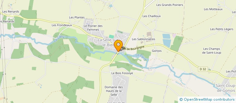 localisation de l'entreprise ASSOCIATION DE PARENTS D'ELEVES NOS ENFANTS à LA SELLE-SUR-LE-BIED